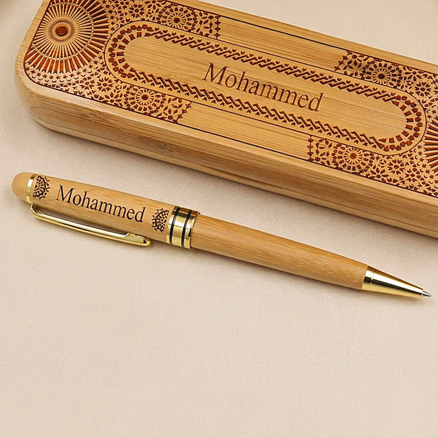 Engraved Wooden Pen