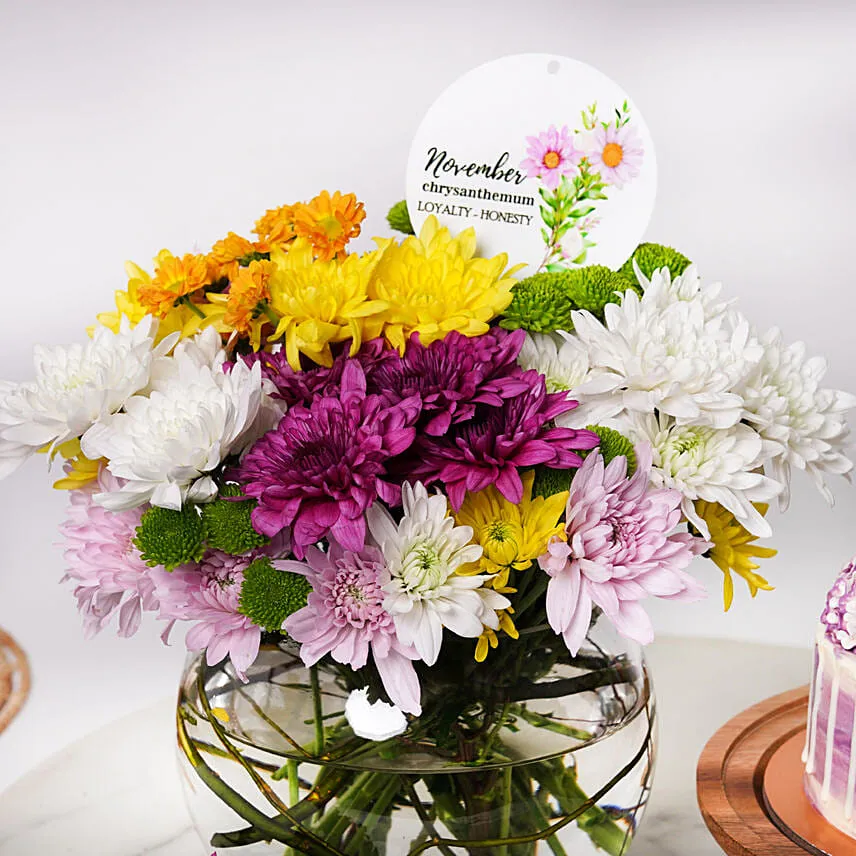 Chrysanthemum Flowers Arrangement