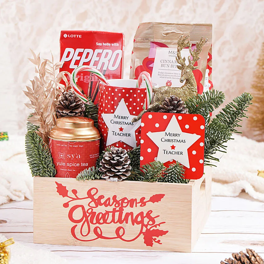 Christmas Wishes Hamper For Teacher