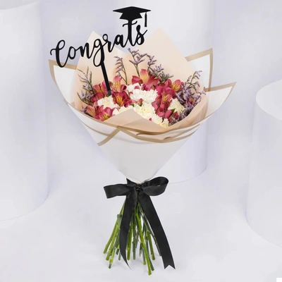 Elegant Blessing Bouquet for Graduation Day Celebration