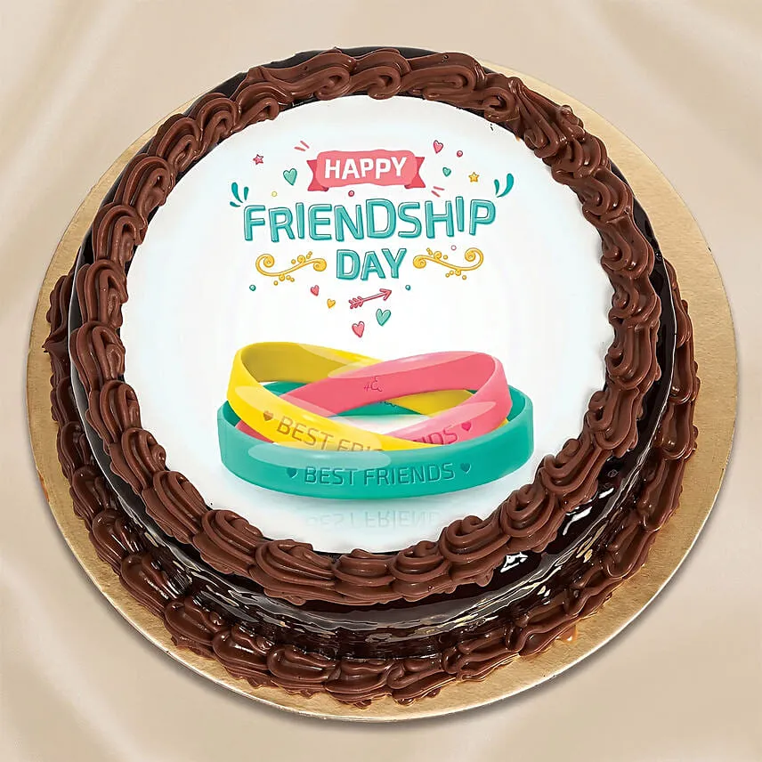 Friendship Day Wishes Cake