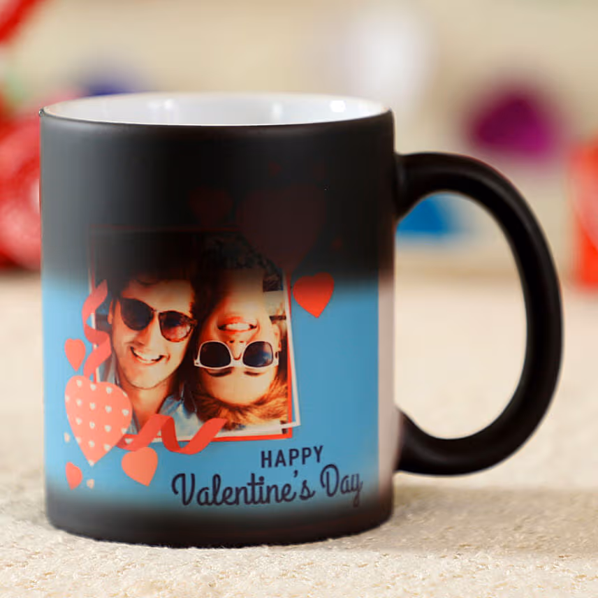 Happy Valentines Day Personalised Magic Mug