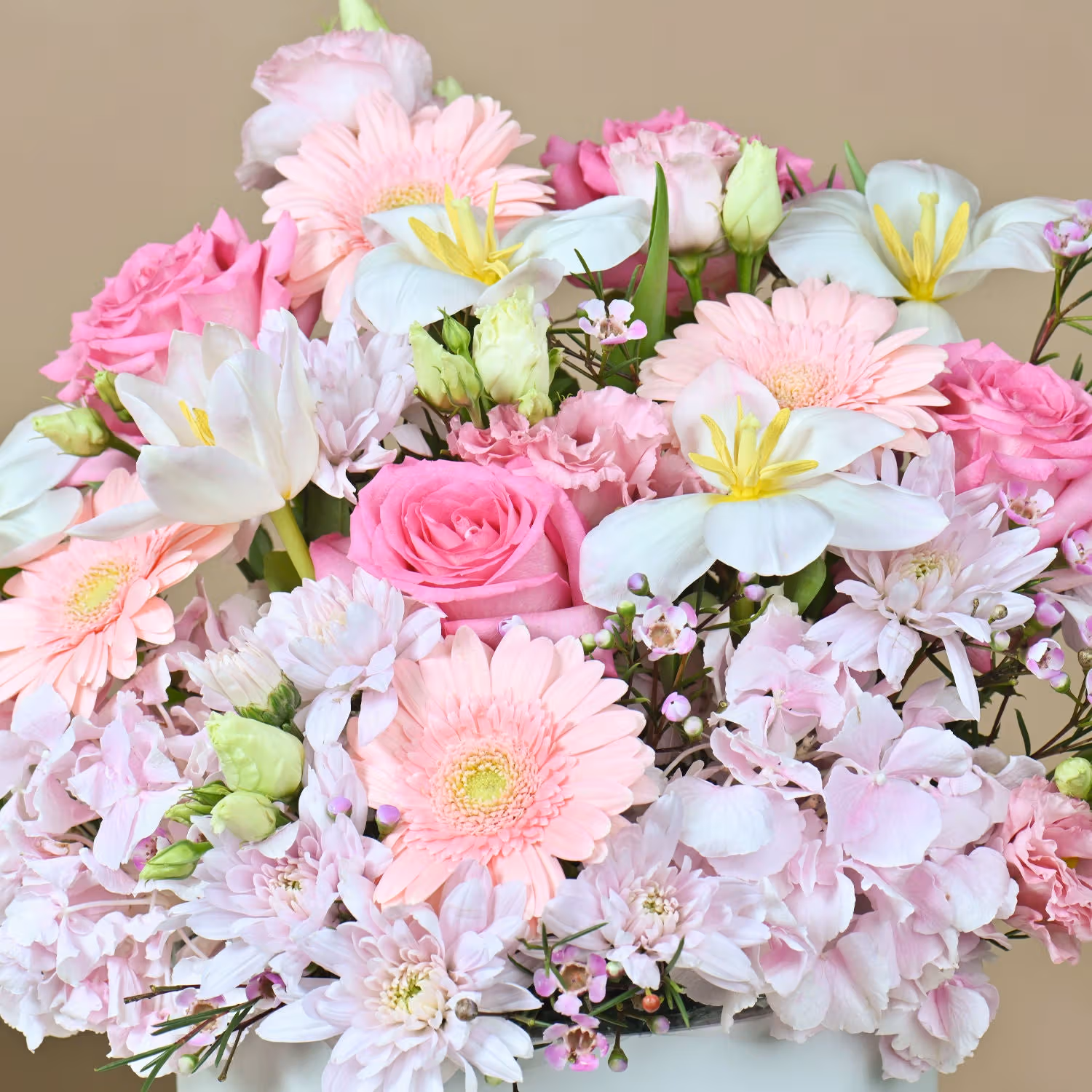 Luxurious Pastel Bloom Box Arrangement