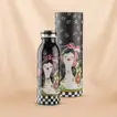 Le Pupazze 500ml Designer Water Bottle | Elegant Black Artistry