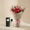 The Love Blossom Bouquet with Emmanuelle Jane Paris VIP PURE Perfume - Emmanuelle Jane Paris VIP PURE EDP 90ML