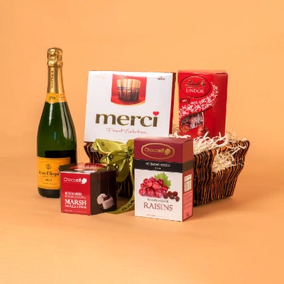 Chocolate N Caramels Gift Basket