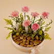 Chocolate with Pink Carnation Box