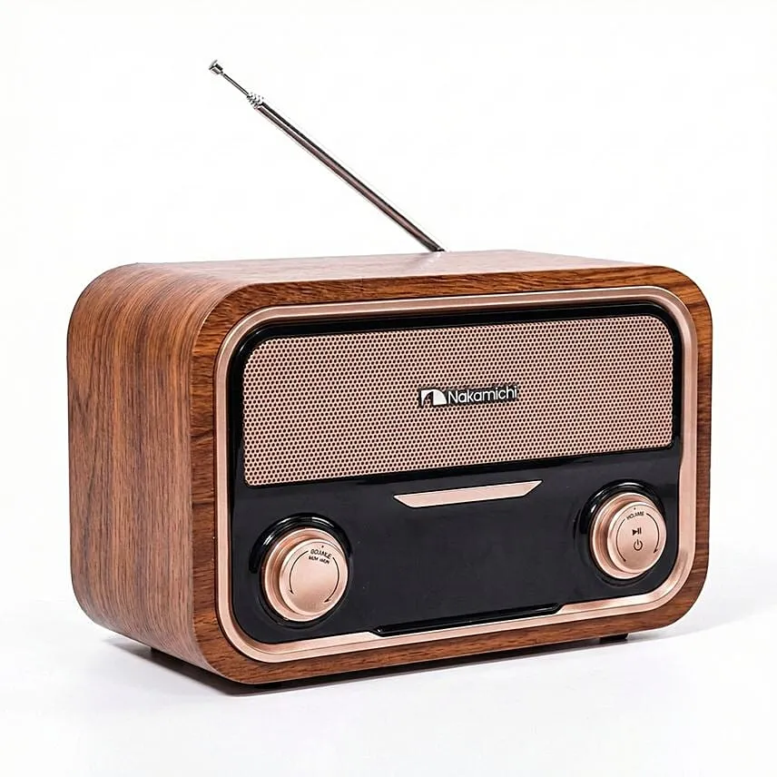 Nakamichi Retro Wooden Music Station Gift