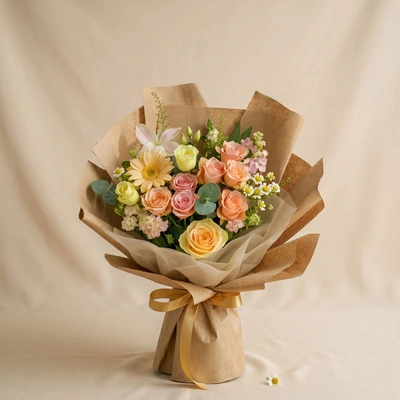 Beloved - Elegant Mix Flowers Bouquet