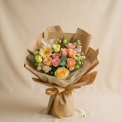 Beloved - Elegant Mix Flowers Bouquet