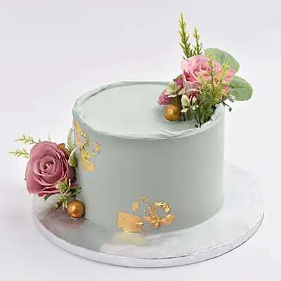 Elegant Love You Forever Rose Cake - Chocolate Delight