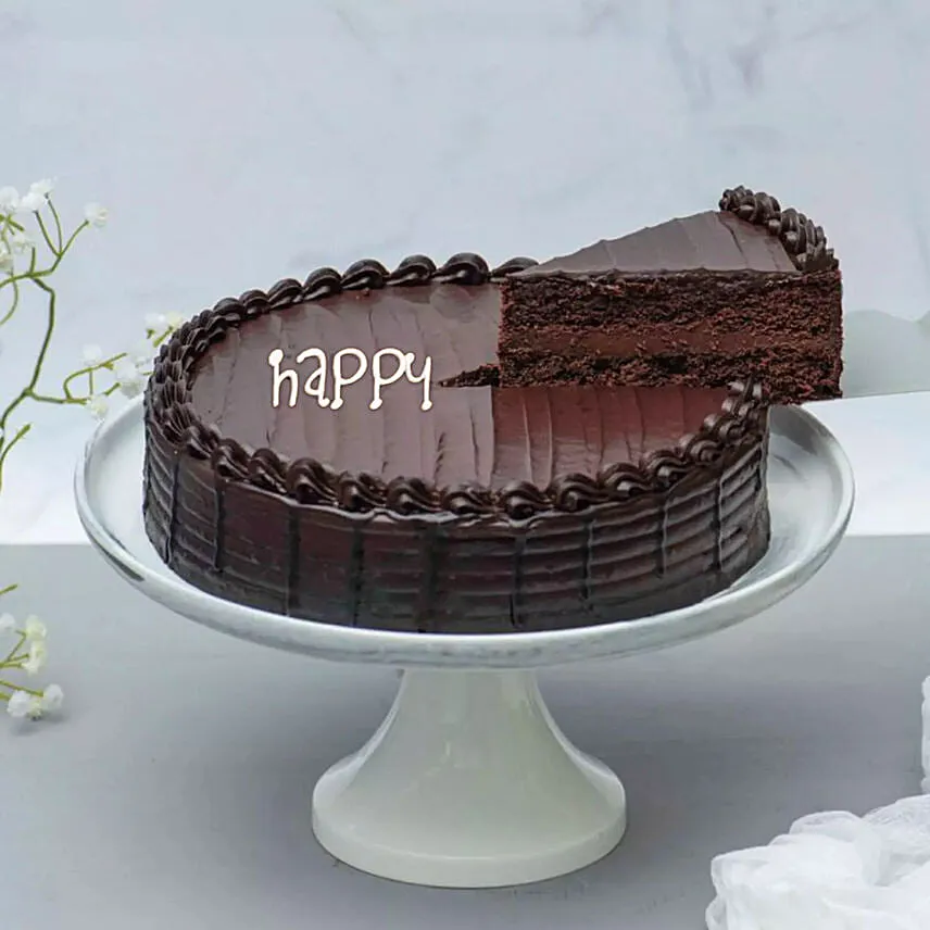 Happy New Year Chocolate Cake