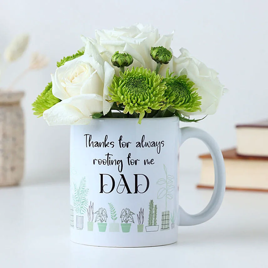 Roses and Mug for Dad