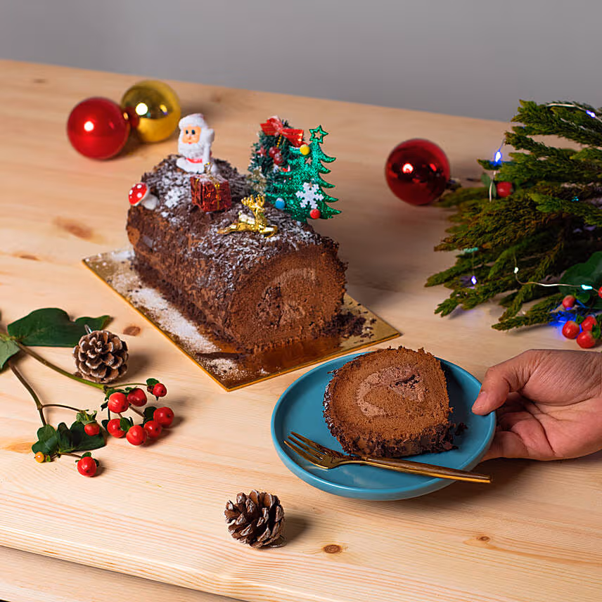 Xmas Chocolate Log Cake 500G