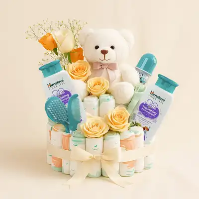 Love & Care | Newborn Hamper with Himalaya Collection