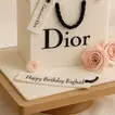 كيك عيد ميلاد بنات تصميم ديور - شوكولاته