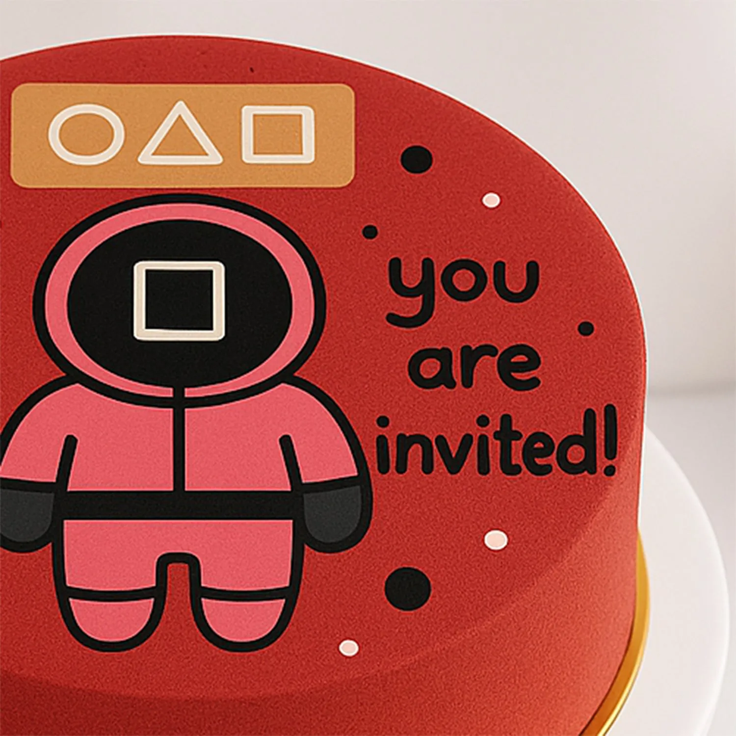 Squid Squad Celebration Cake - Perfect for Fans!