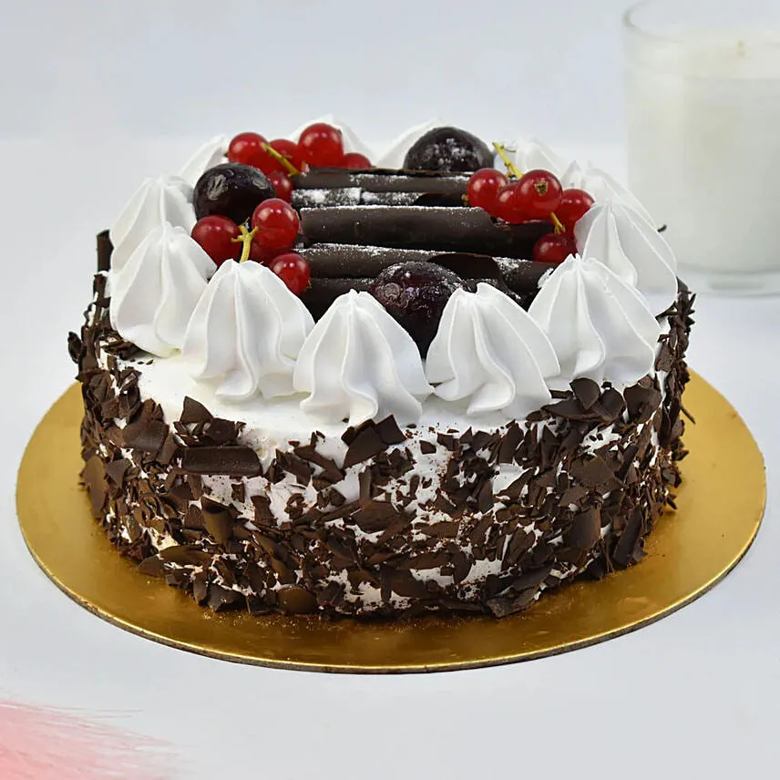 Guilt Free Black Forest Half Kg Cake