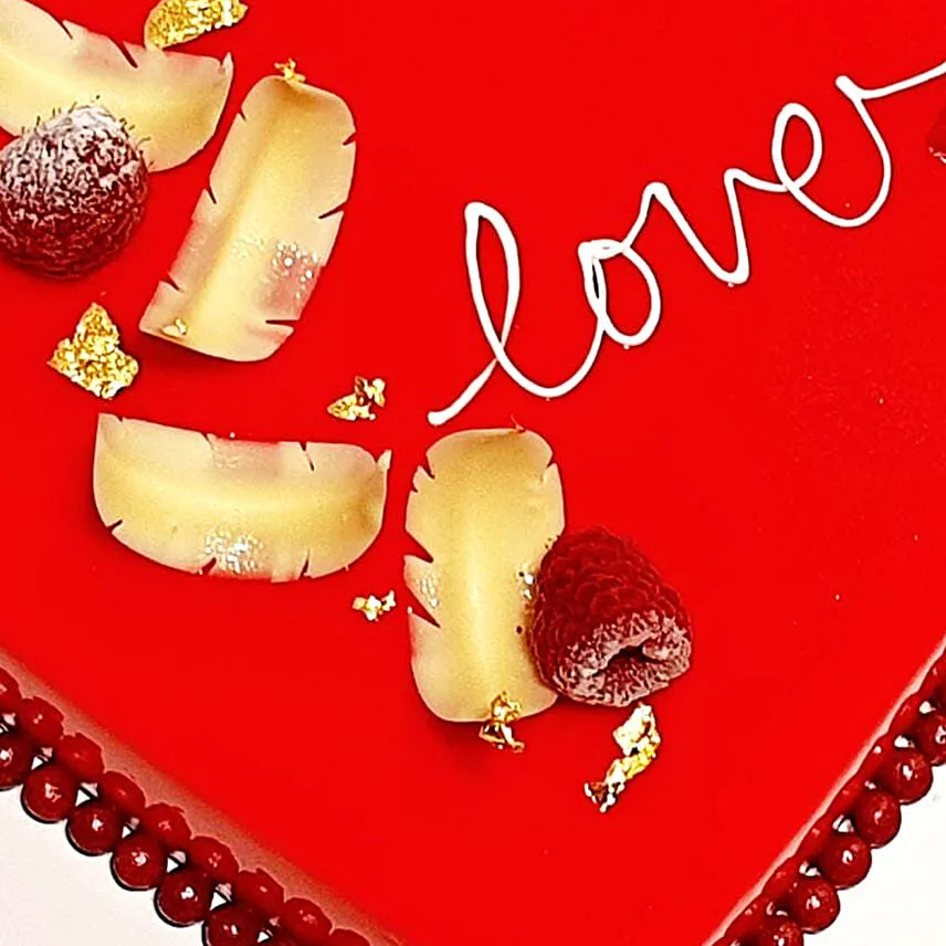 Red Velvet Sweatheart Cake