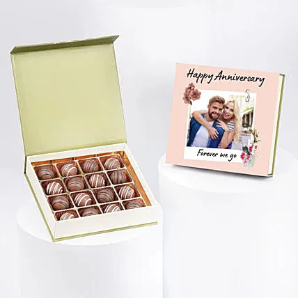 Anniversary Personalised Nuts Chocolate Box
