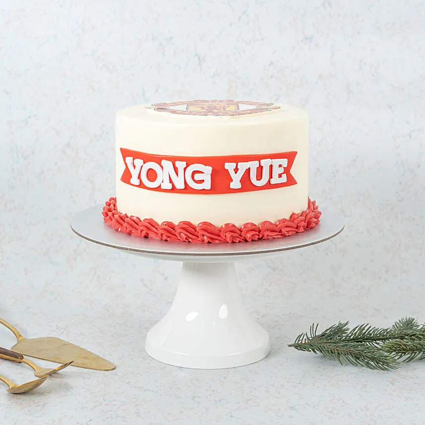 2D Manchester United Nutella Cake 6 inch
