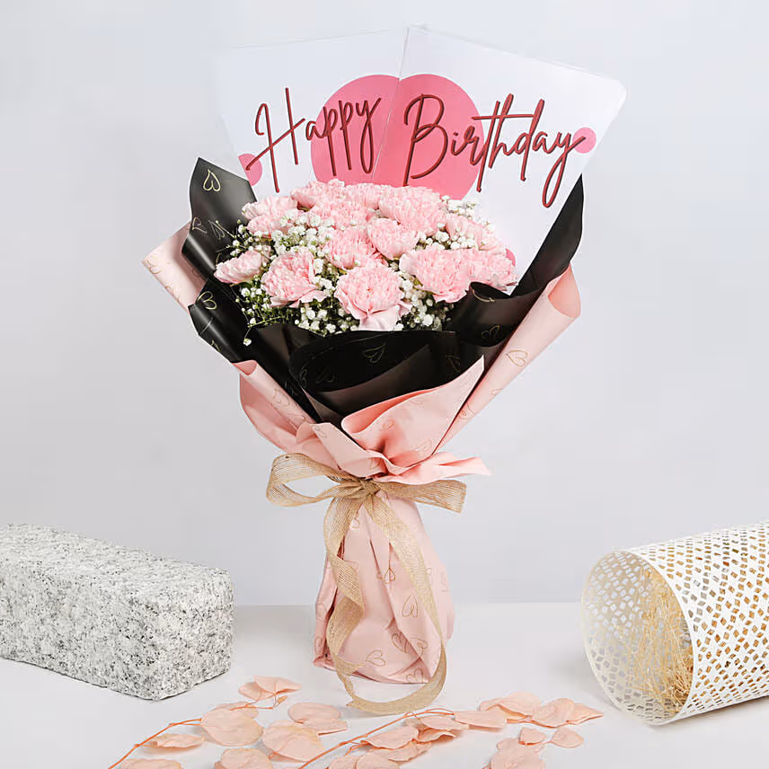 Joyful Birthday Carnation