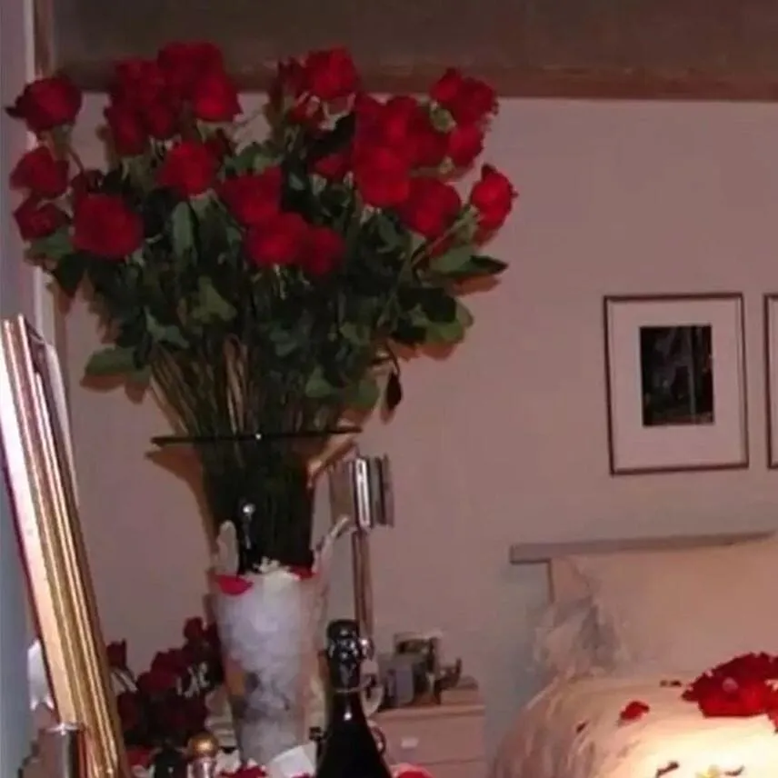 Velvety Surprise With Roses and Petals
