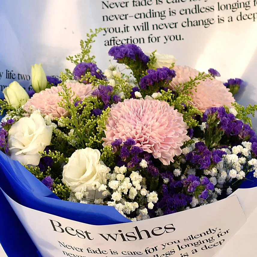 Best Wishes Flower Bouquet