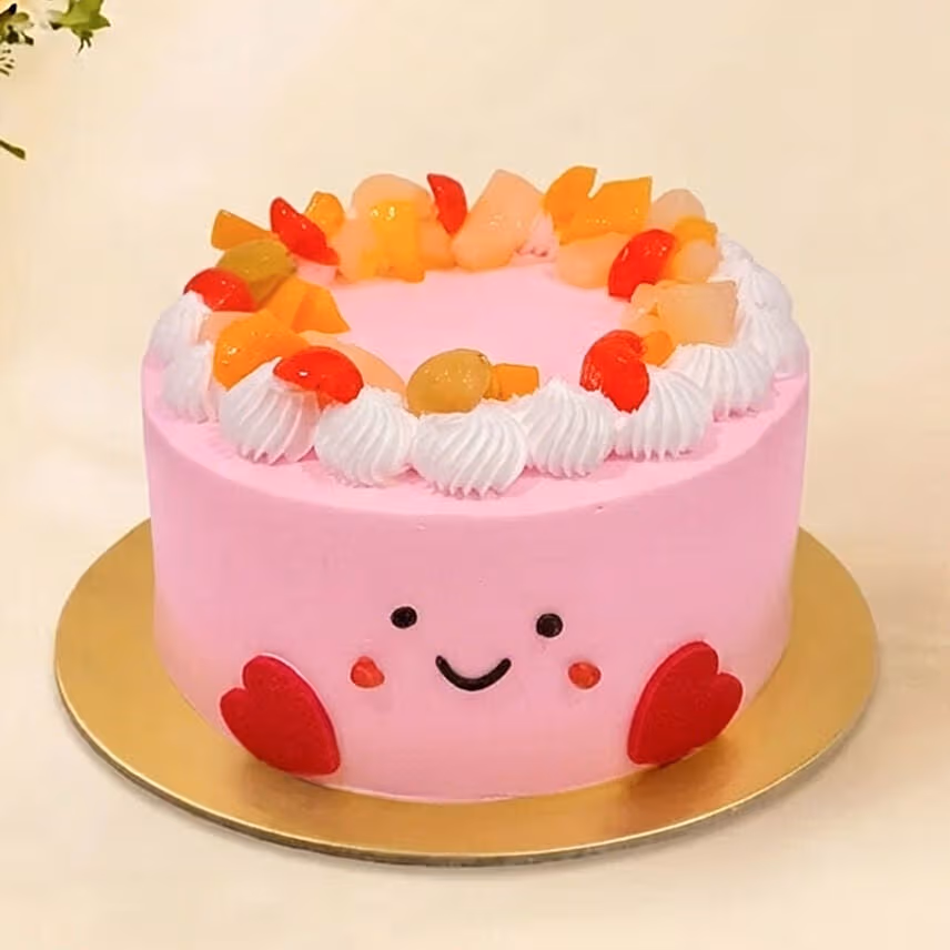 Smiley Mini Jellycat Pastel Bouquet and Jellycat Cake