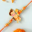 Bal Krishna And Bal Hanuman Rakhi Set