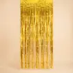 Luxury Golden Foil Fringe Curtain - Perfect for Parties and Events
