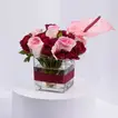 Elegant Serene Petal Harmony Vase Arrangement