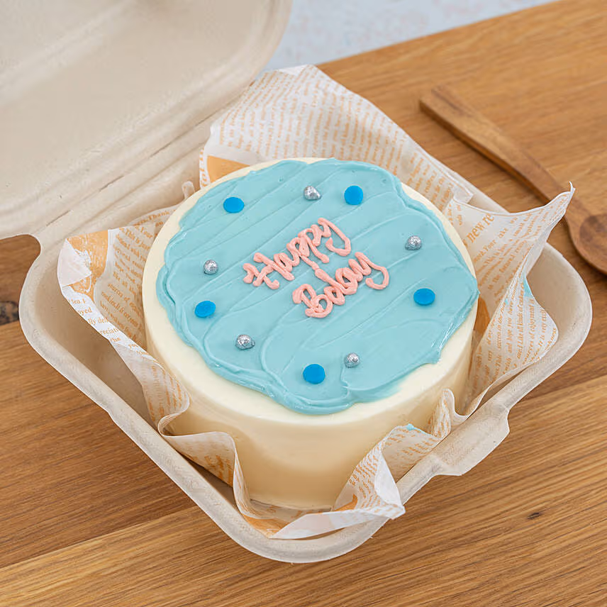 Sweety Blue Bento Cake