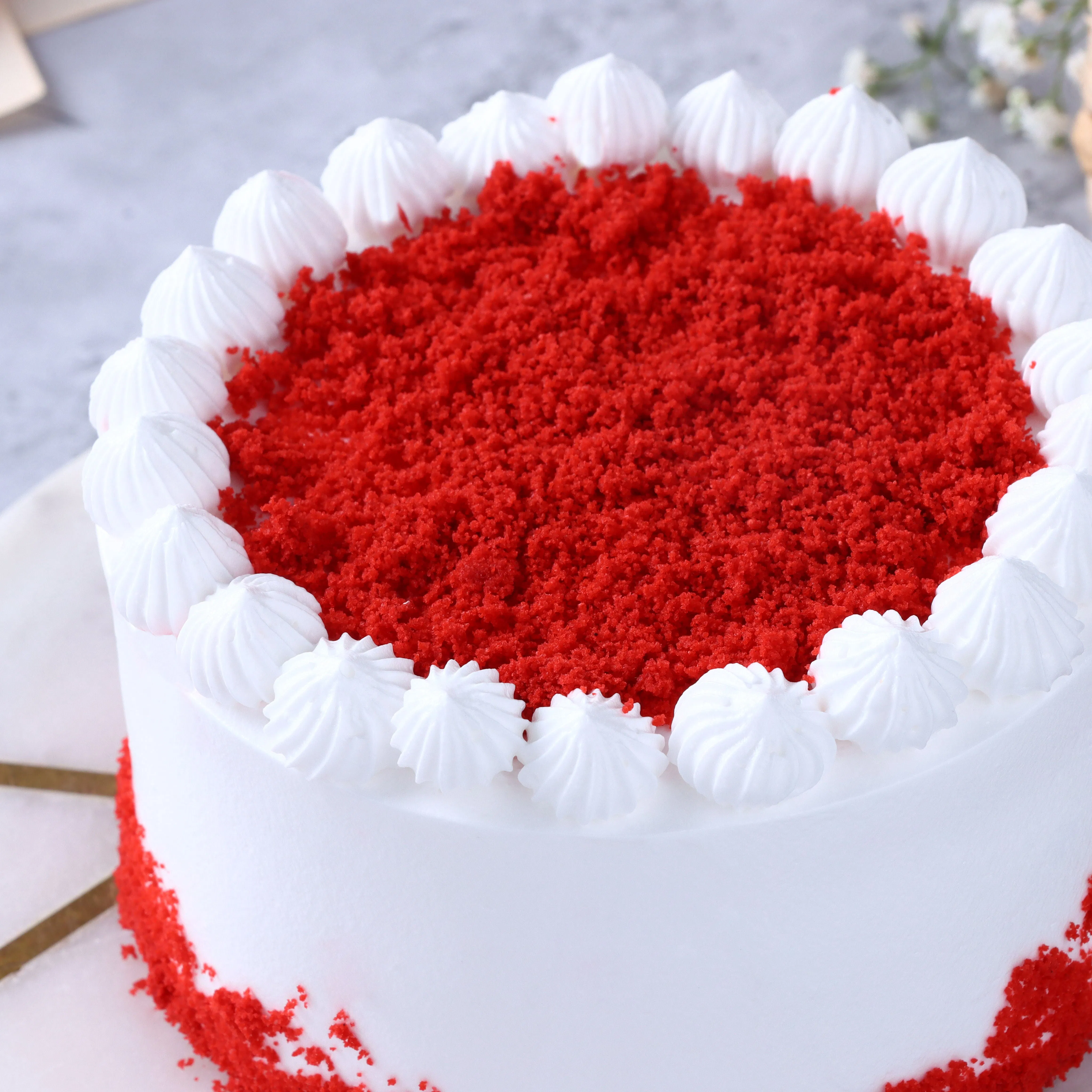 Delicious Red Velvet Bento Cake - Perfect for Two