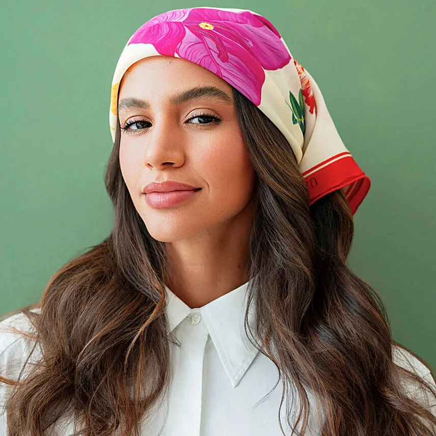 Lumena Maison UAE Botnicals Silk Scarf