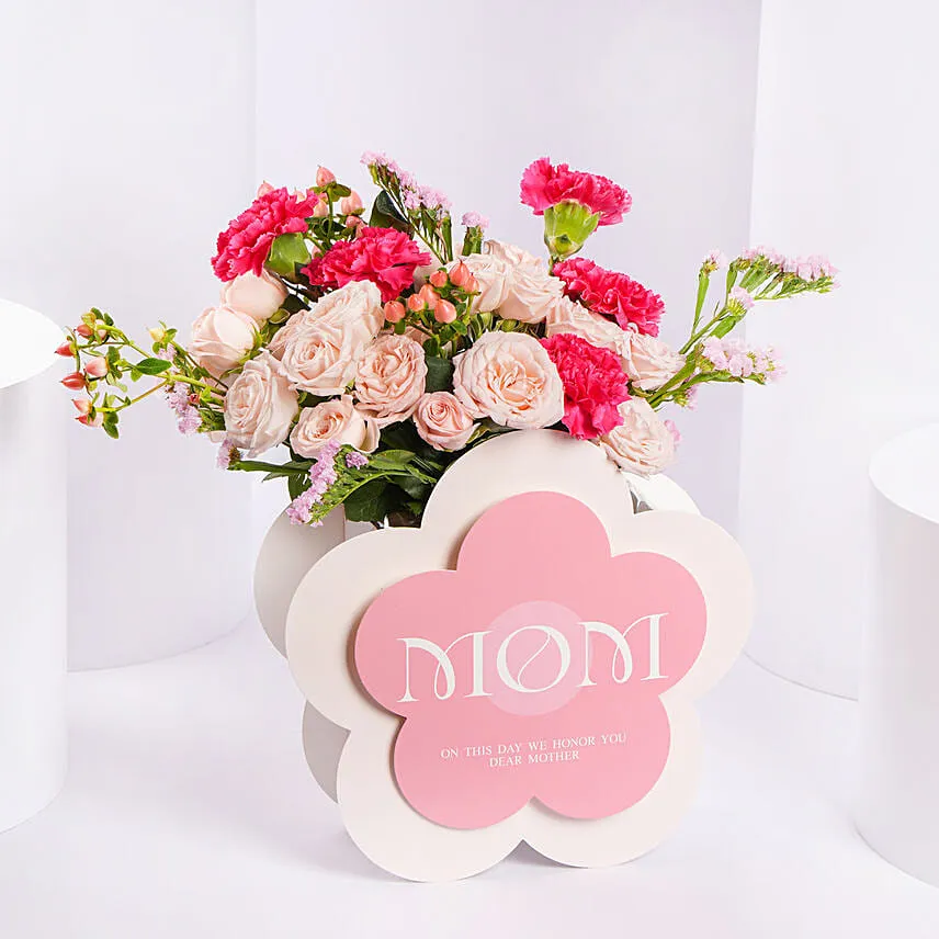 Pastel Flower Box for Mothers Day