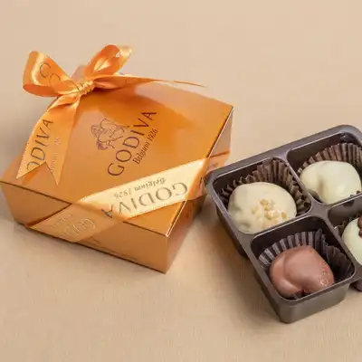 Godiva Ballotin 4-Piece Assorted Chocolate Gift Box