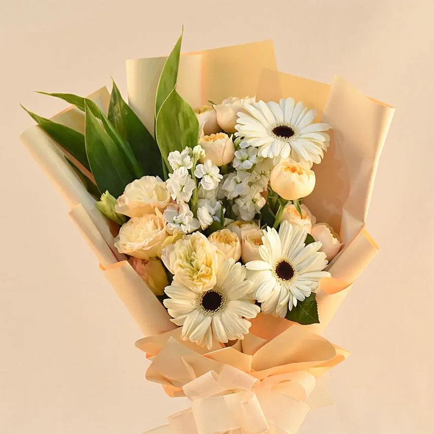 Soothing Mixed Flowers Bouquet