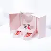 Sweet Romance Gift Set | Red Rose Bouquet with Pink Heartbeat Box