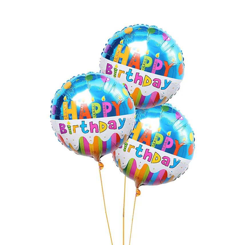Ten Exotic Purple Orchids Bouquet With Balloons