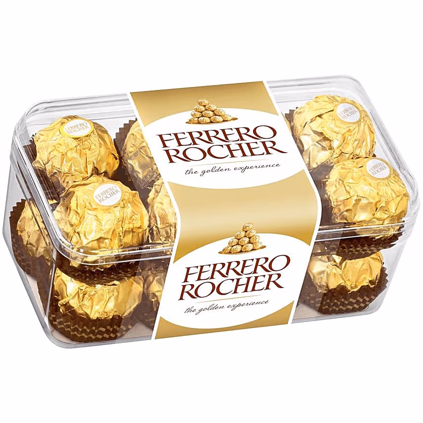 Irresistible Crunchy Chocolate Cake With 16 Pcs Ferrero Rocher