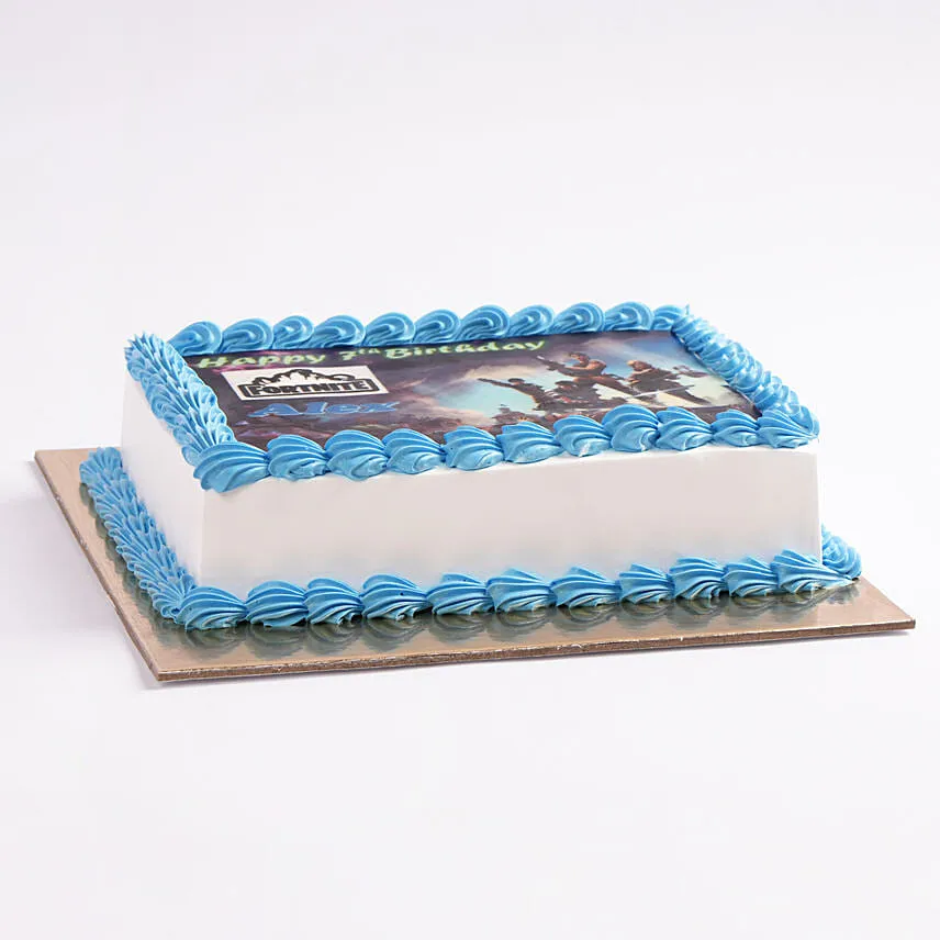 Fortnite Birthday Chocolate Photo Cake