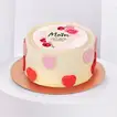 Delightful Rosy Bouquet and Cake Combo for Mother's Day