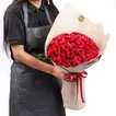 Luxurious 50 Red Roses with Heart Topper – Ultimate Expression of Love