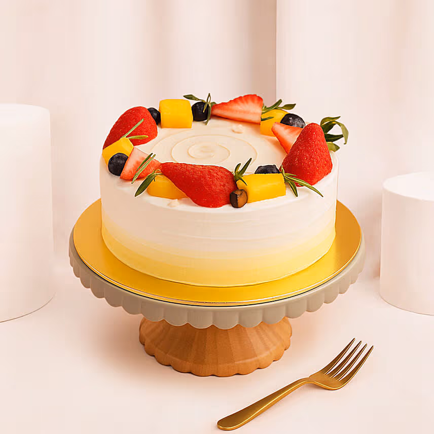 Fruity Vanilla Cake