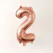 2 Number Balloon