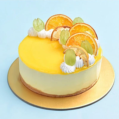 Sunny Citrus Birthday Cake - Refreshing Lemon Cheesecake Delight