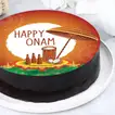 Delicious Onam Celebration Chocolate Cake with Pineapple Flavor