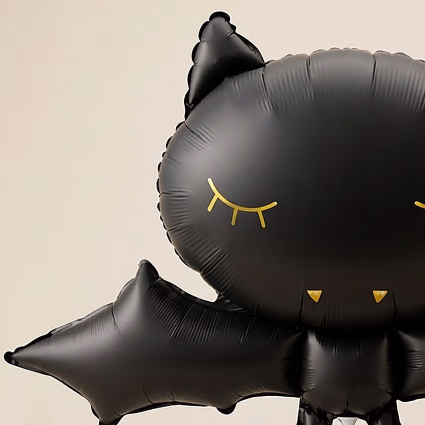 Black Bat Foil Balloon 32 x 20 inch