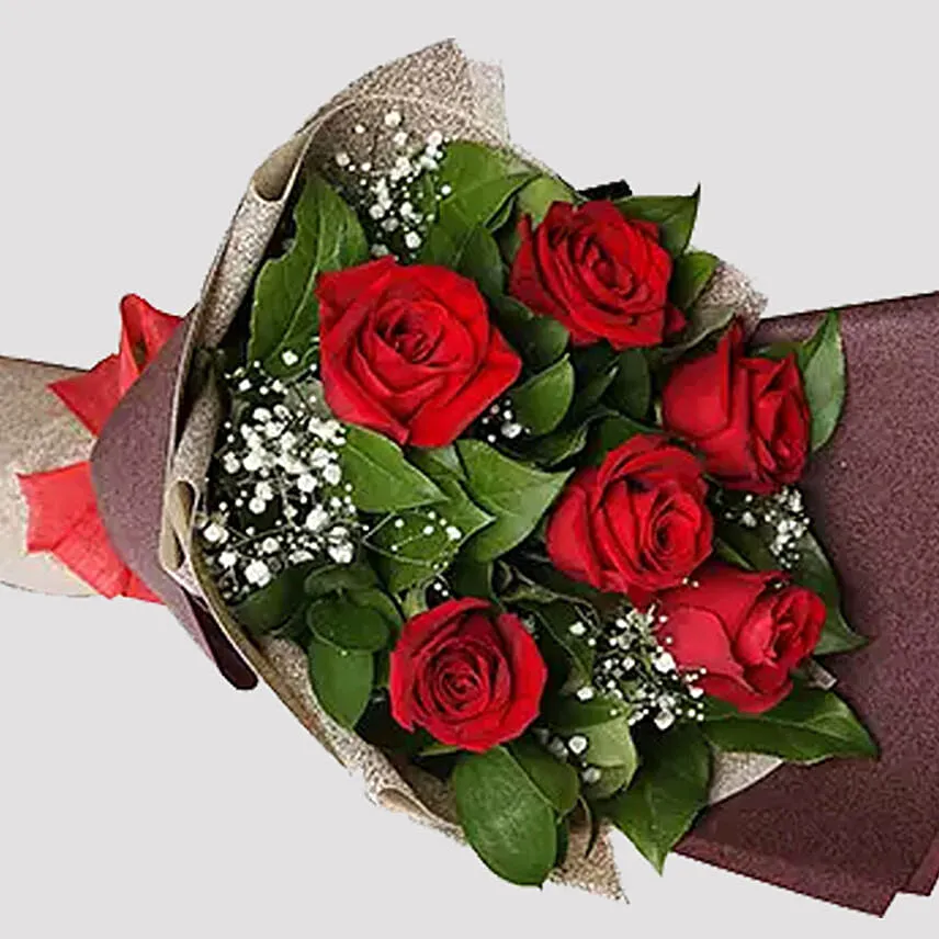 6 Roses Bouquet